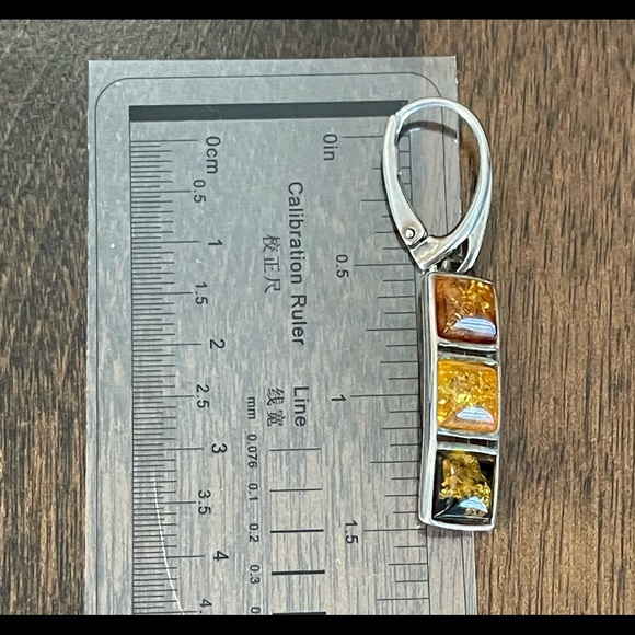 Amber Drop Earrings + Necklace Set - Picture 7 of 13